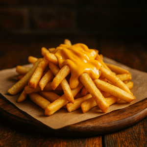 Frites cheddar